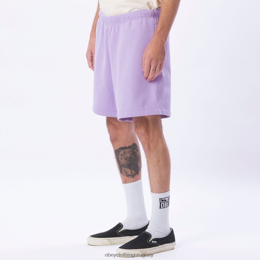 OBEY lavanda digital hombres trabajos establecidos ojos sudor cortos 28XT8J976