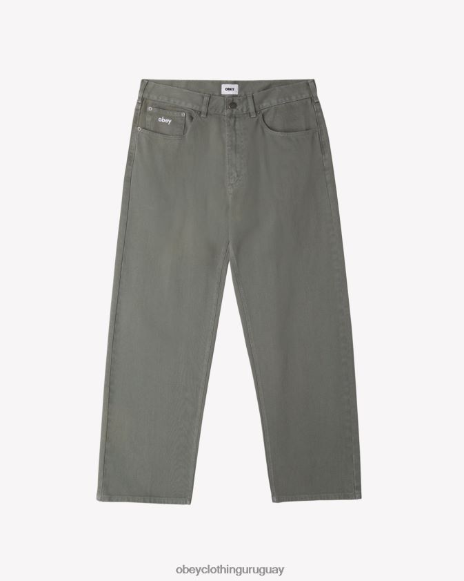 OBEY corona de laurel hombres jean holgado 28XT8J79