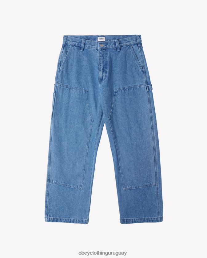 OBEY índigo claro hombres jean carpintero pez gordo 28XT8J81