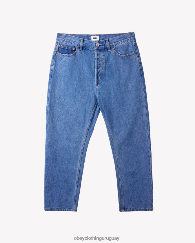OBEY índigo claro hombres mezclilla de trabajo duro 28XT8J62