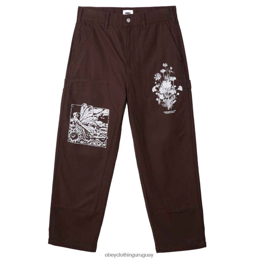 OBEY Java hombres carpintero estampado sarga big timer 28XT8J920