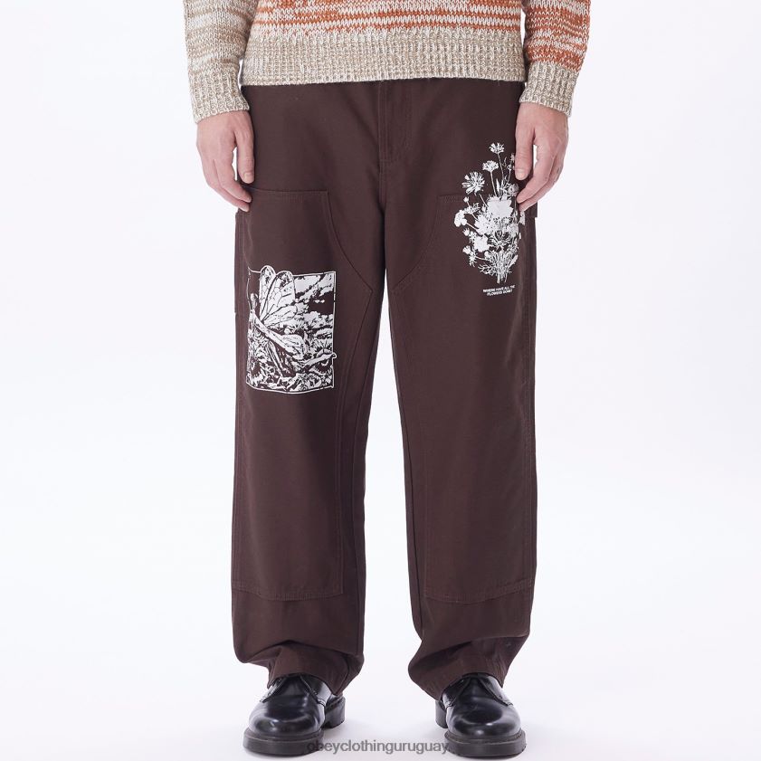 OBEY Java hombres carpintero estampado sarga big timer 28XT8J920