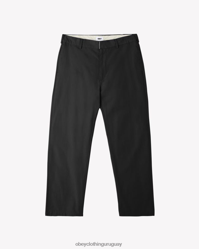 OBEY arcilla hombres pantalón de trabajo de popelina big timer 28XT8J47