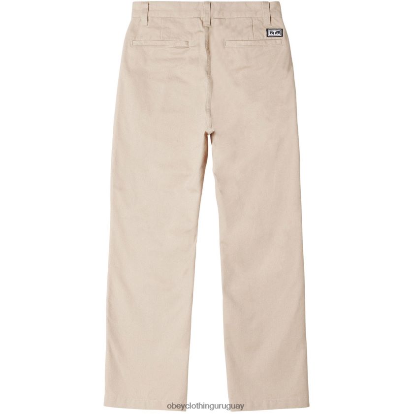 OBEY arcilla hombres pantalón inmobiliario 28XT8J940