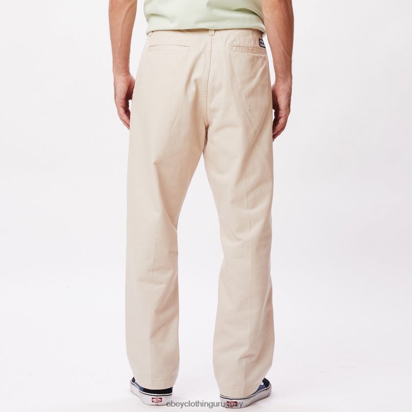 OBEY arcilla hombres pantalón inmobiliario 28XT8J940