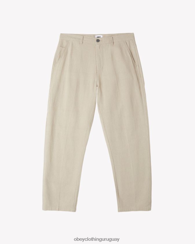 OBEY avena hombres pantalón de carpintero de lino de trabajo duro 28XT8J51