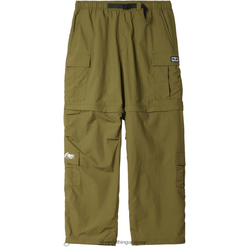 OBEY campo verde hombres pantalón cargo rapture off 28XT8J910