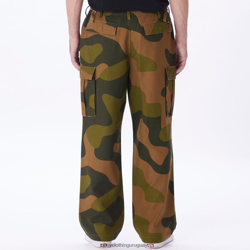 OBEY camuflaje de gran tamaño hombres pantalones cargo big timer 28XT8J926
