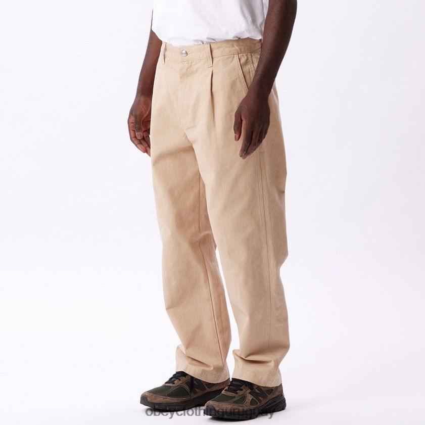 OBEY crema irlandesa hombres pantalón inmobiliario 28XT8J943