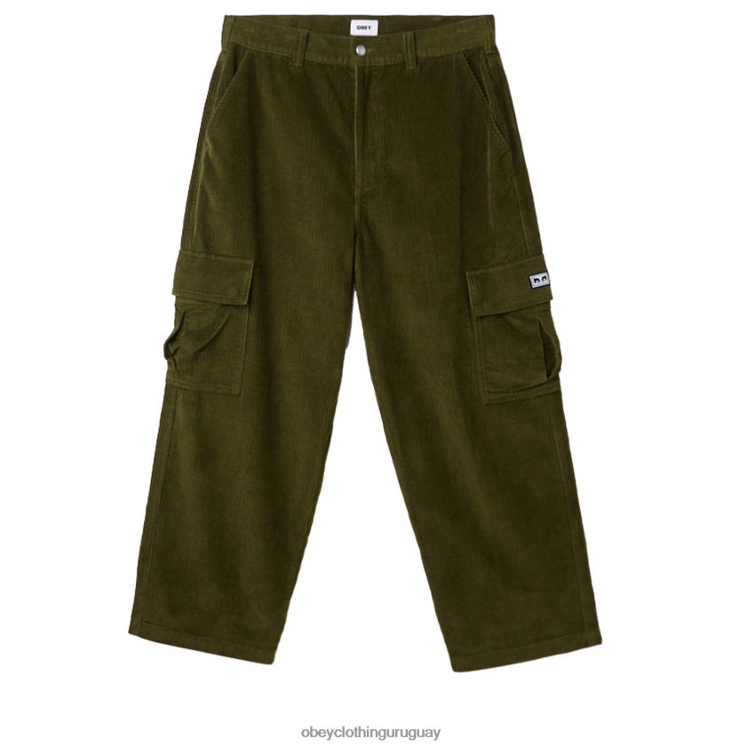 OBEY ejército hombres pantalones cargo bigwig baggy de pana 28XT8J912