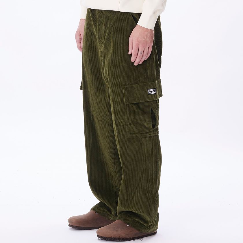 OBEY ejército hombres pantalones cargo bigwig baggy de pana 28XT8J912