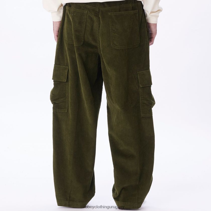 OBEY ejército hombres pantalones cargo bigwig baggy de pana 28XT8J912