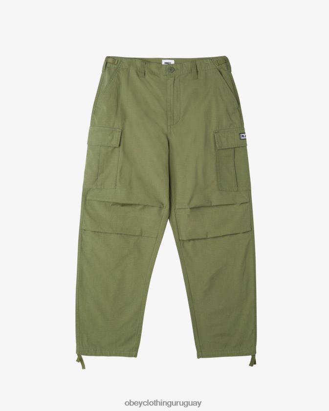 OBEY ejército ligero hombres pantalón cargo antidesgarro 28XT8J57