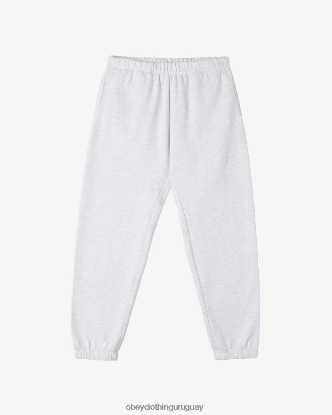 OBEY gris ceniza hombres est. trabaja ojos pantalón deportivo 28XT8J25