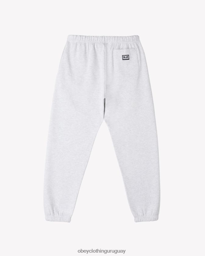 OBEY gris ceniza hombres est. trabaja ojos pantalón deportivo 28XT8J25