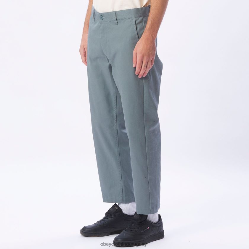 OBEY hoja hombres pantalón rezagado inundado 28XT8J971