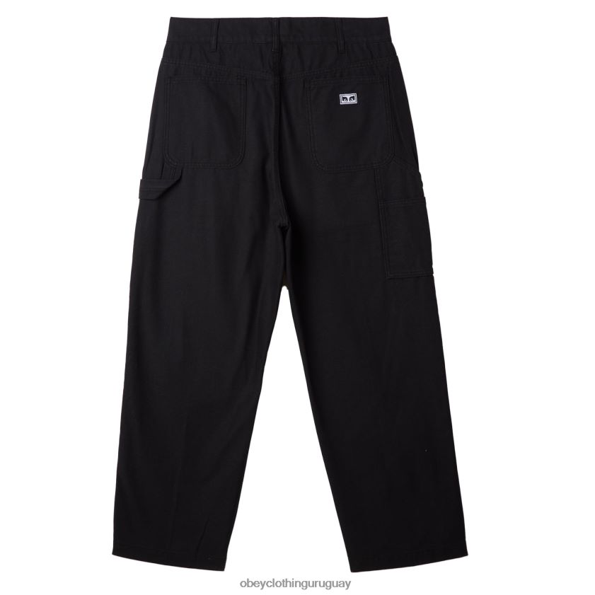 OBEY negro digital hombres carpintero estampado sarga big timer 28XT8J919