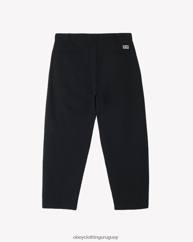OBEY negro hombres pantalón fubar de sirsaca 28XT8J48