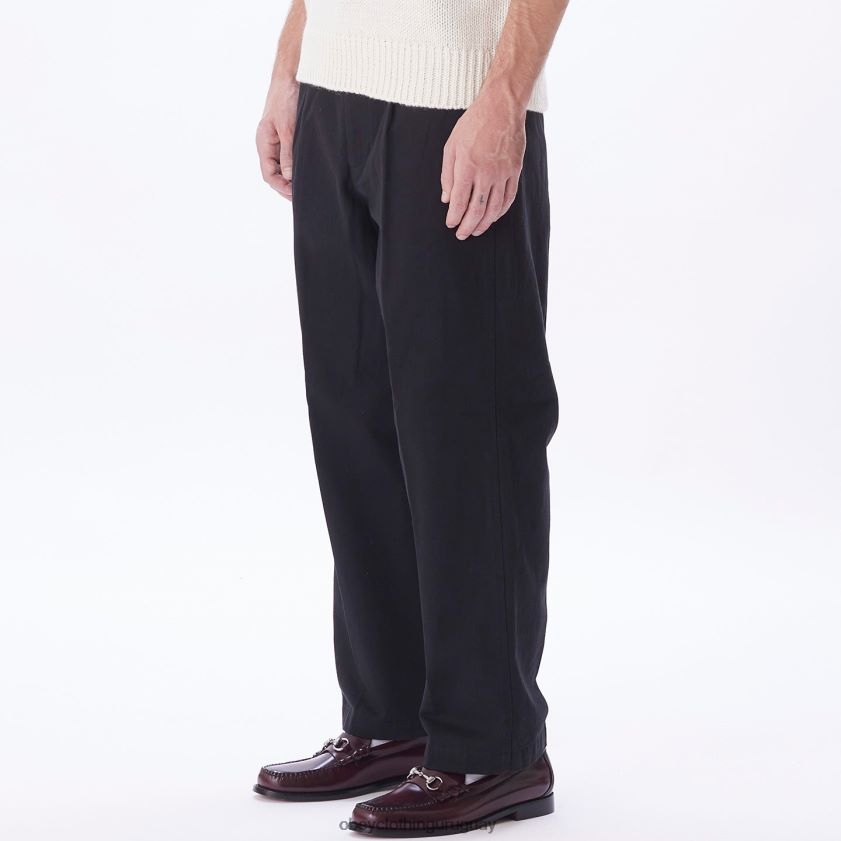 OBEY negro hombres pantalón inmobiliario 28XT8J942