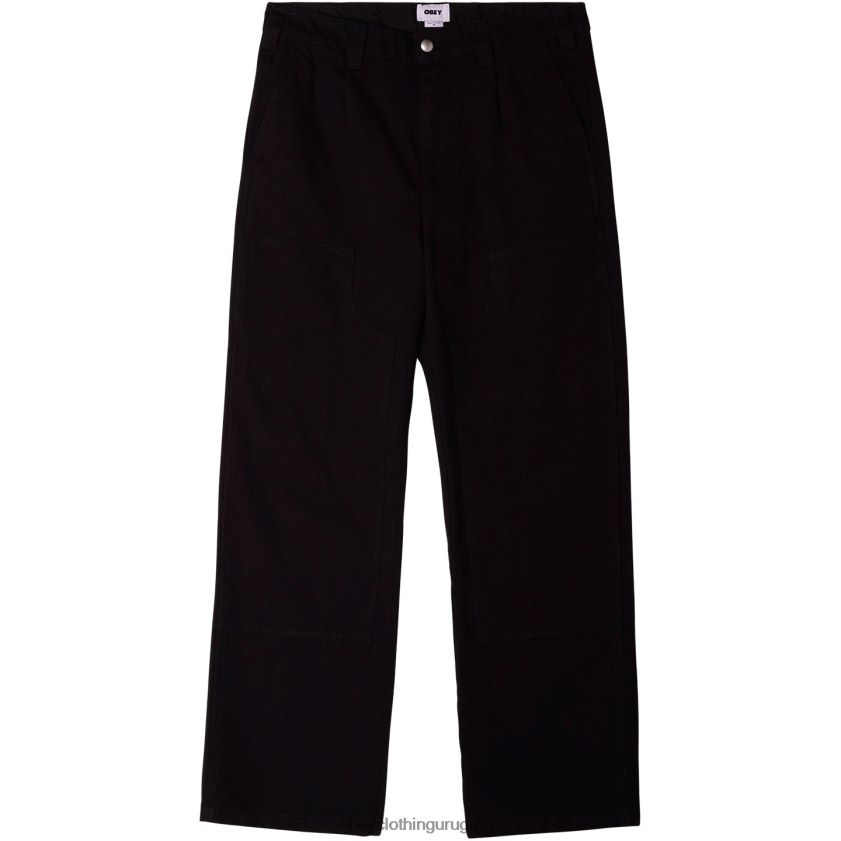 OBEY negro hombres pantalón tornero 28XT8J948