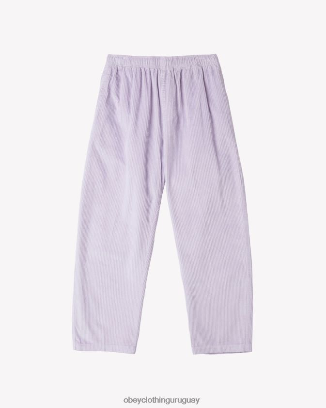OBEY pétalo de orquídea hombres pantalón de pana fácil 28XT8J10