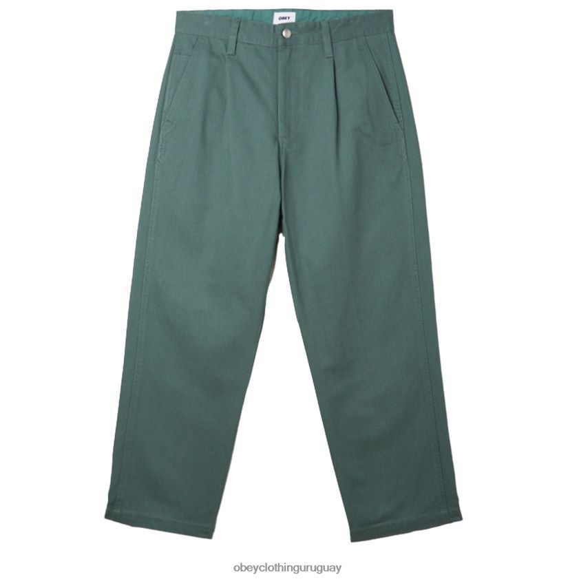 OBEY pino plateado hombres pantalón inmobiliario 28XT8J945