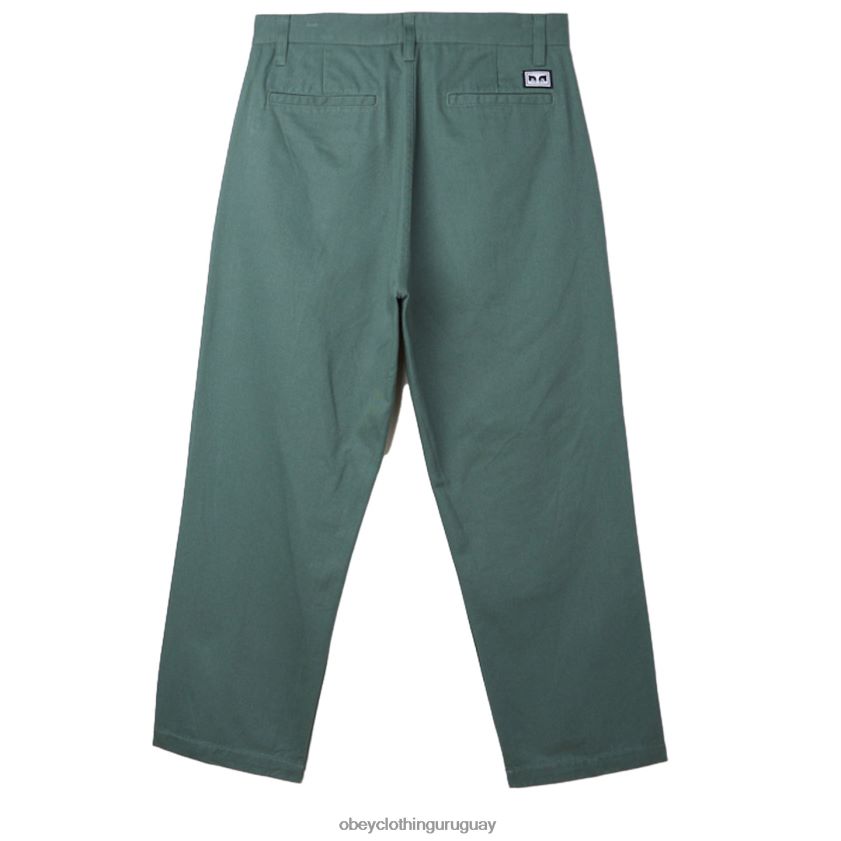 OBEY pino plateado hombres pantalón inmobiliario 28XT8J945