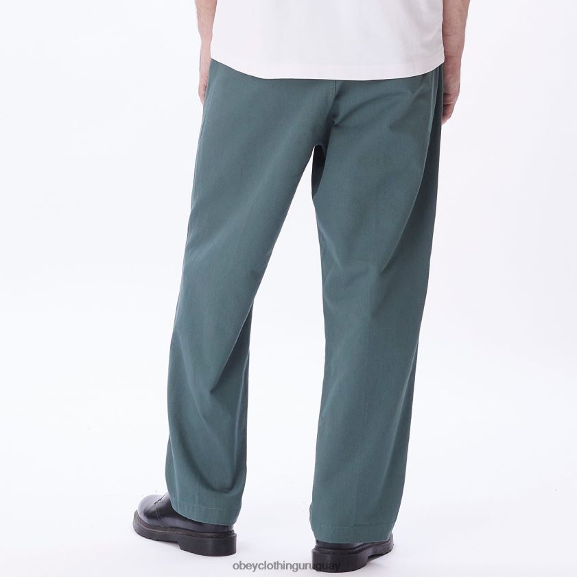 OBEY pino plateado hombres pantalón inmobiliario 28XT8J945