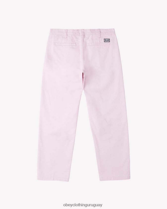 OBEY pirueta hombres pantalón plisado de trabajo duro 28XT8J39