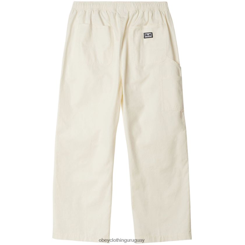 OBEY sin blanquear hombres pantalón de lona grande y fácil 28XT8J939