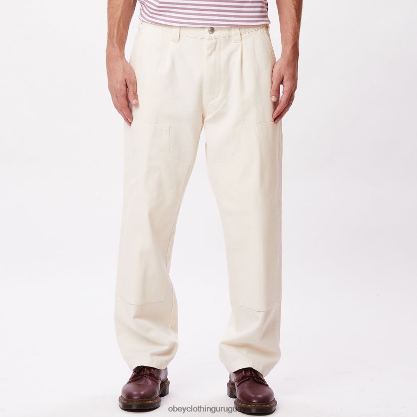 OBEY sin blanquear hombres pantalón tornero 28XT8J949