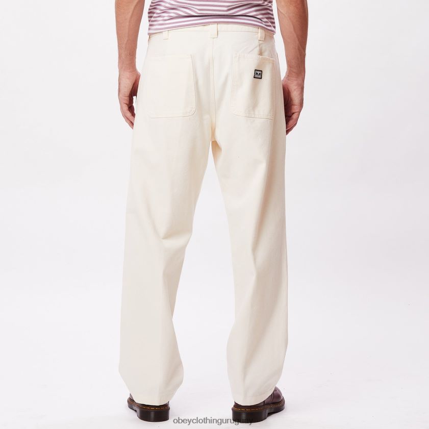 OBEY sin blanquear hombres pantalón tornero 28XT8J949
