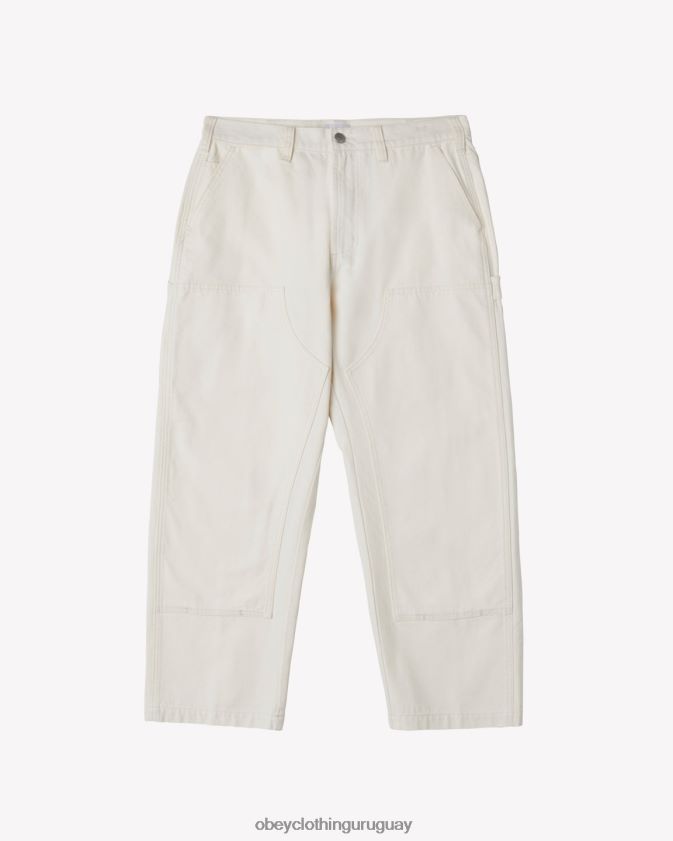 OBEY sin blanquear hombres pantalones de sarga con doble rodilla big timer 28XT8J17