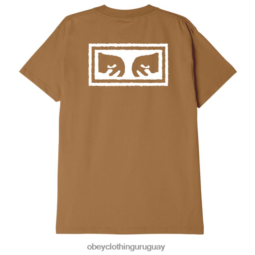 OBEY azúcar morena hombres camiseta clásica ojos 3 28XT8J877