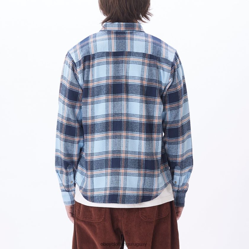 OBEY cielo despejado multi hombres camisa alex 28XT8J780