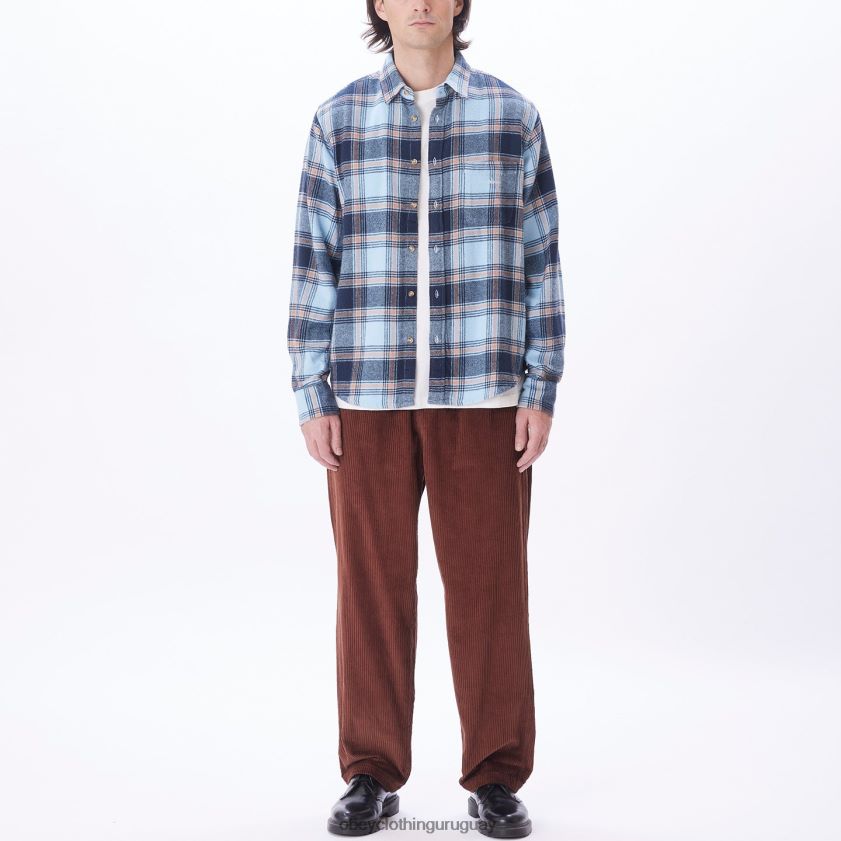 OBEY cielo despejado multi hombres camisa alex 28XT8J780