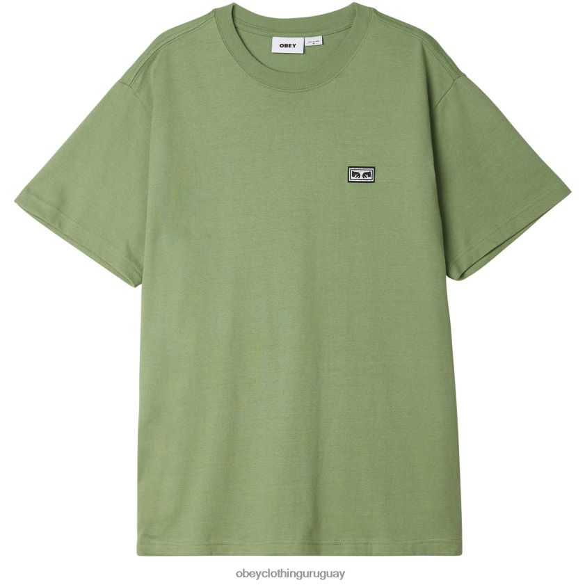 OBEY jade hombres camiseta de ojos de obras establecidas 28XT8J837