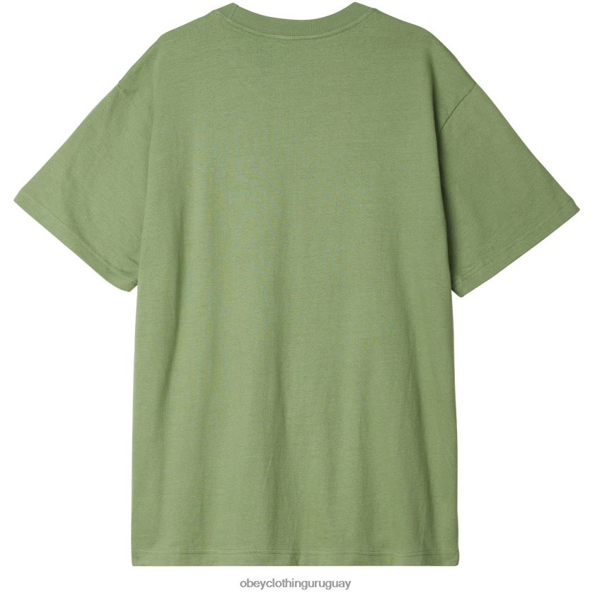 OBEY jade hombres camiseta de ojos de obras establecidas 28XT8J837