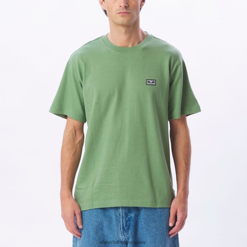 OBEY jade hombres camiseta de ojos de obras establecidas 28XT8J837