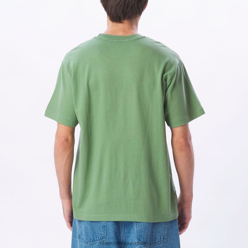 OBEY jade hombres camiseta de ojos de obras establecidas 28XT8J837