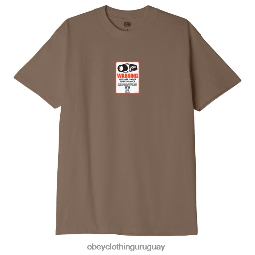 OBEY limo hombres camiseta clásica de vigilancia 28XT8J897