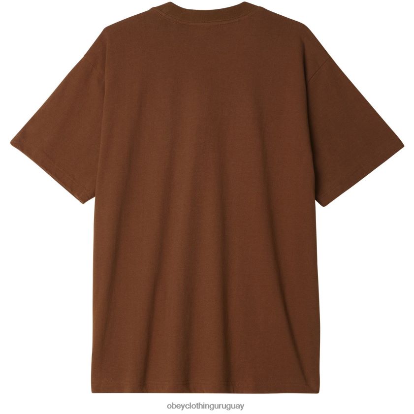 OBEY limo hombres camiseta con bolsillo de puntos 28XT8J800