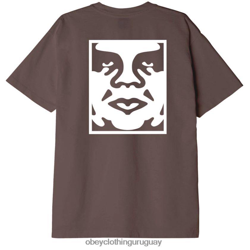 OBEY limo hombres camiseta gruesa con icono en negrita 28XT8J857