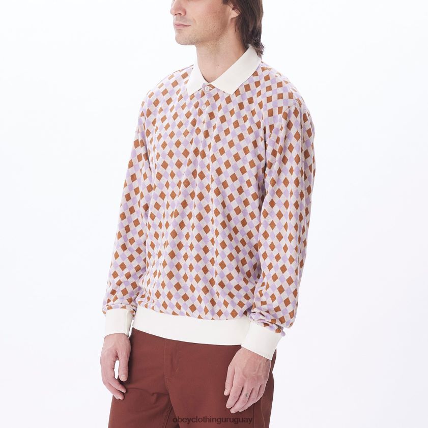 OBEY multi sin blanquear hombres polo capri jaquard 28XT8J785