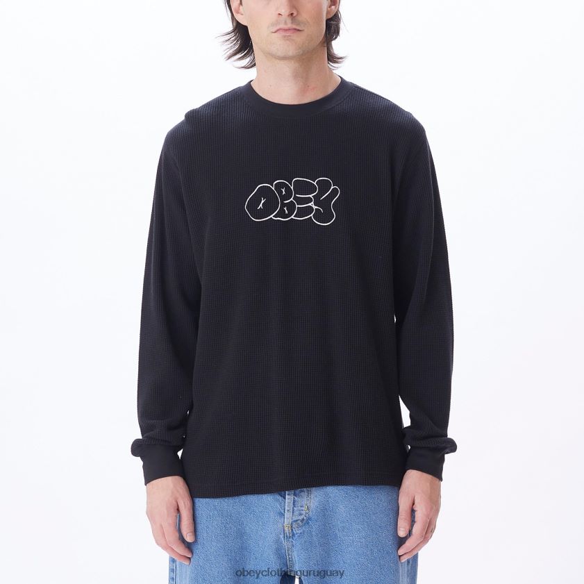 OBEY negro digital hombres generacion termica 28XT8J786