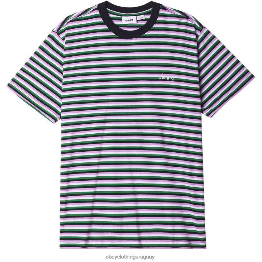 OBEY negro múltiple hombres camiseta tributo 28XT8J793