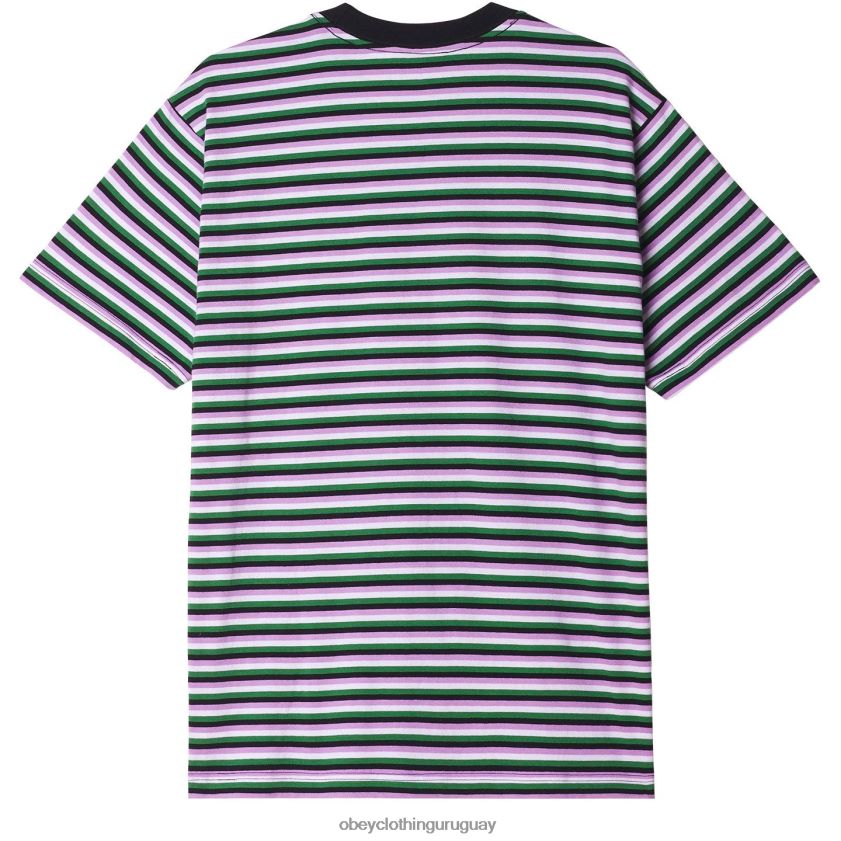 OBEY negro múltiple hombres camiseta tributo 28XT8J793