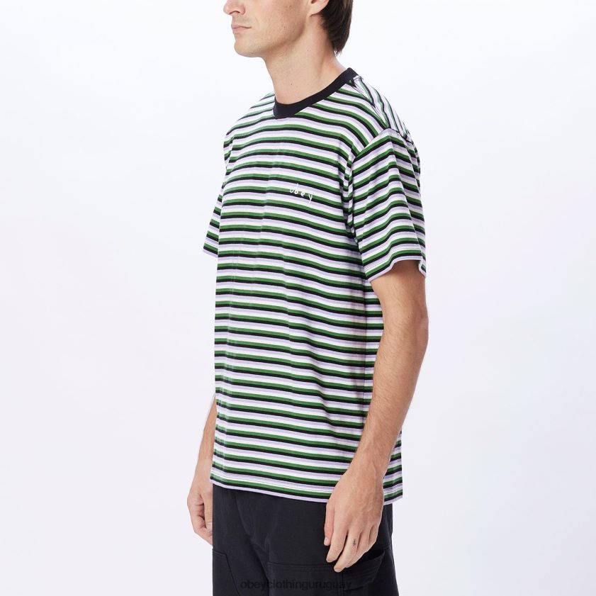 OBEY negro múltiple hombres camiseta tributo 28XT8J793