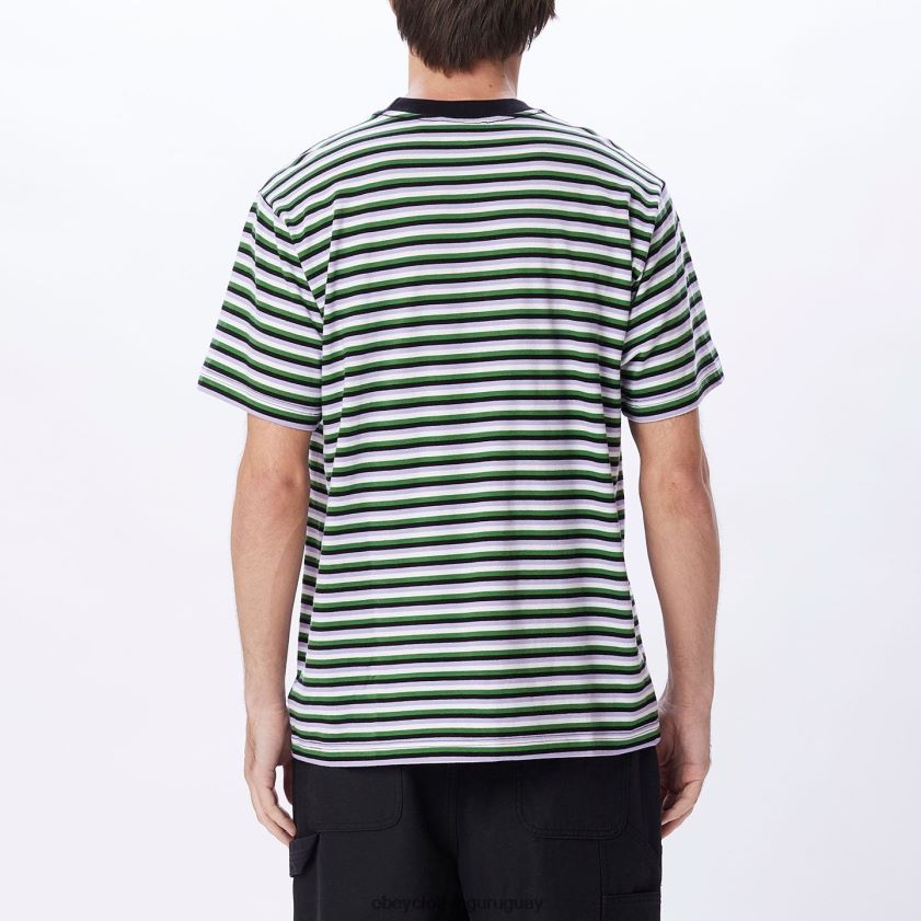 OBEY negro múltiple hombres camiseta tributo 28XT8J793