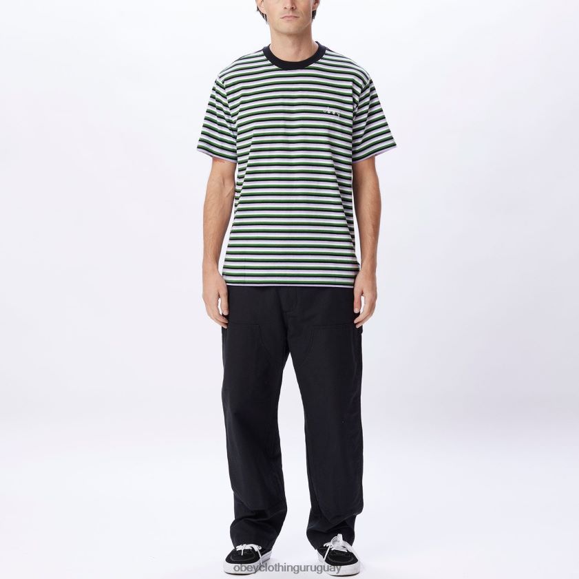 OBEY negro múltiple hombres camiseta tributo 28XT8J793